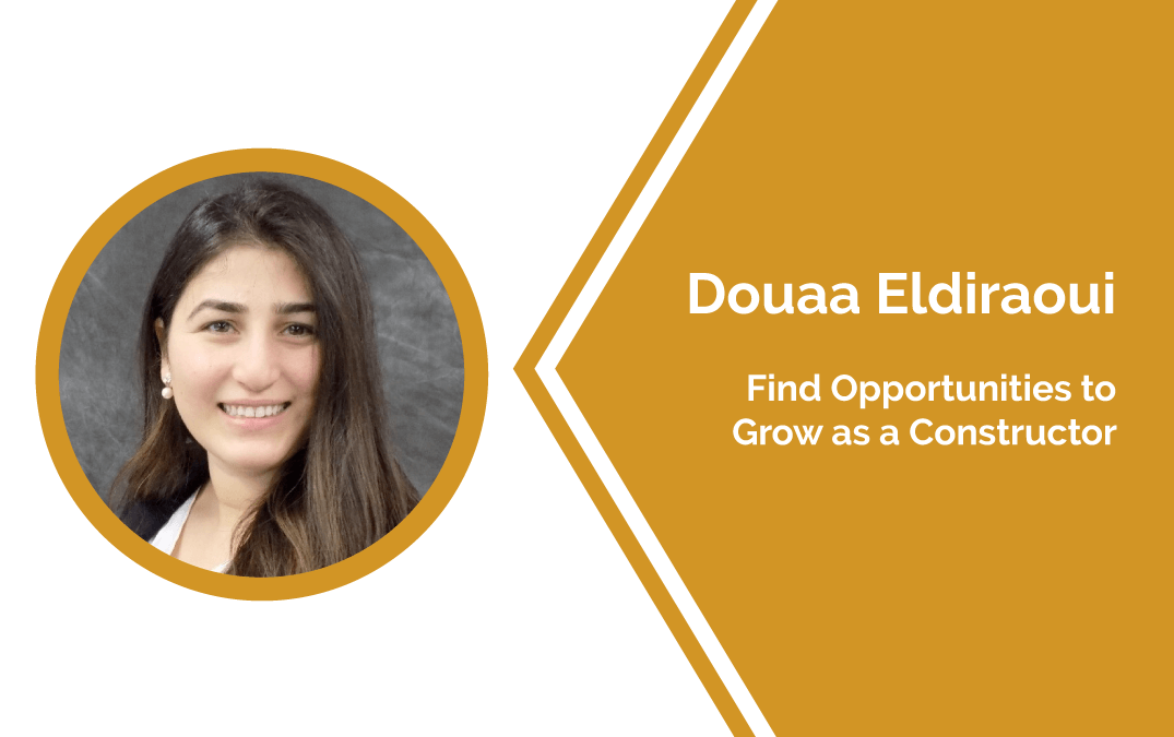 Douaa Eldiraoui, a young leader in the construction industry