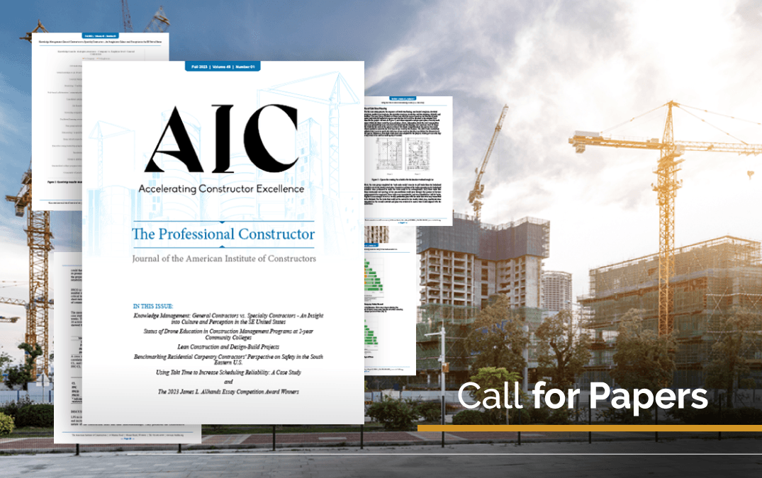 The AIC journal laid out to show several pages