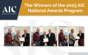 Winners of the 2023 AIC National Awards Program
