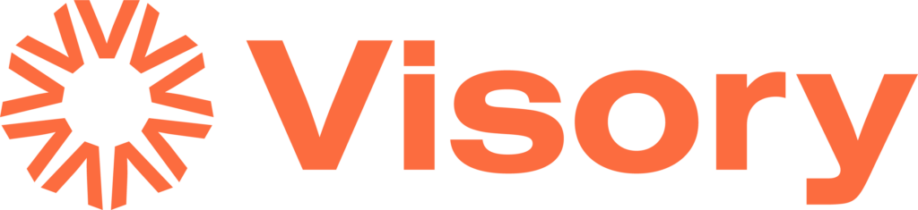 Visory Logo Horizontal Terracotta 6