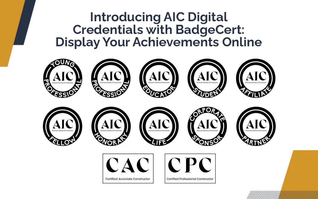 Compilation of AIC digital credentials