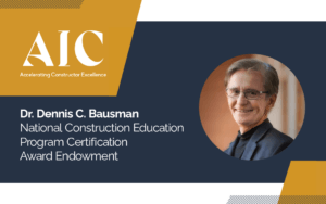 Announcing the Dr. Dennis C. Bausman Award Endowment