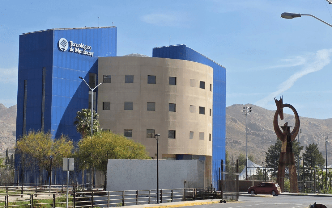 Exterior of the Monterrey Technology building in Mexico